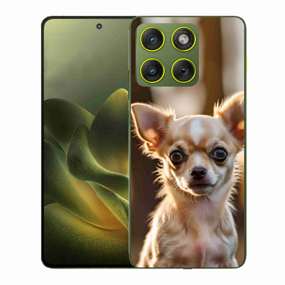 Gélový kryt mmCase na Motorola Edge 70 - čivava 6