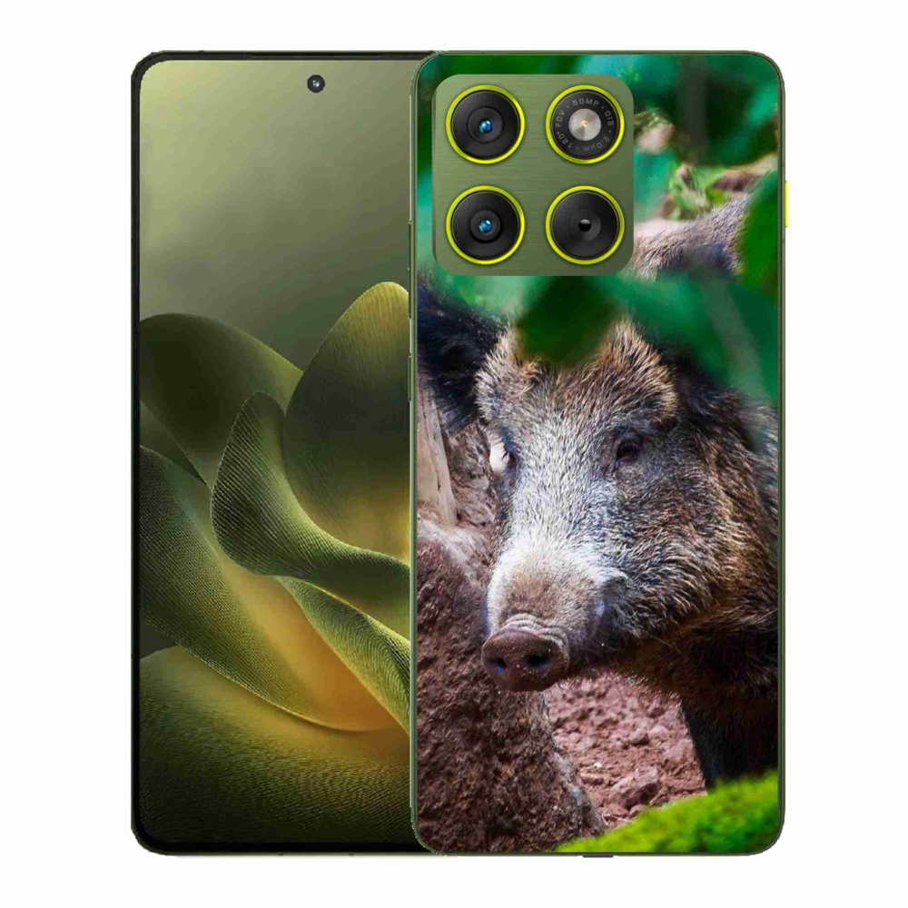 Gélový kryt mmCase na Motorola Edge 70 - divoké prasa