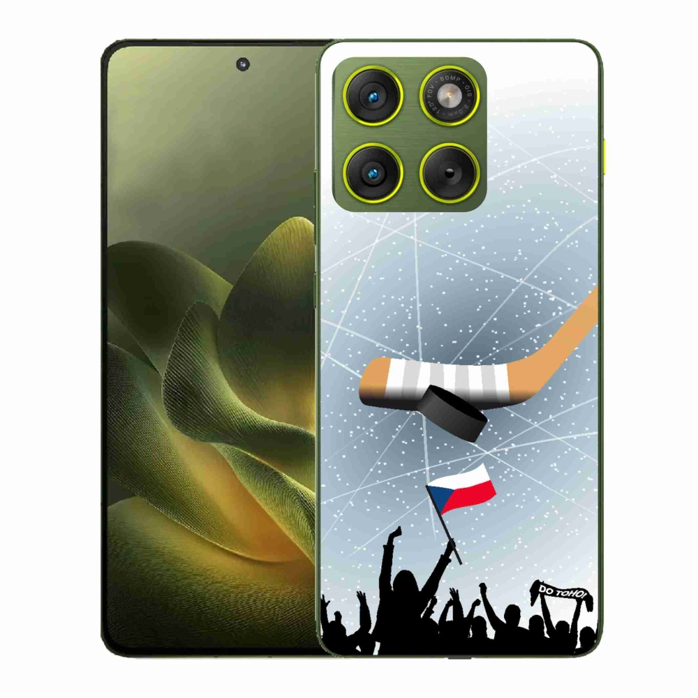 Gélový kryt mmCase na Motorola Edge 70 - fanúšikovia hokeja