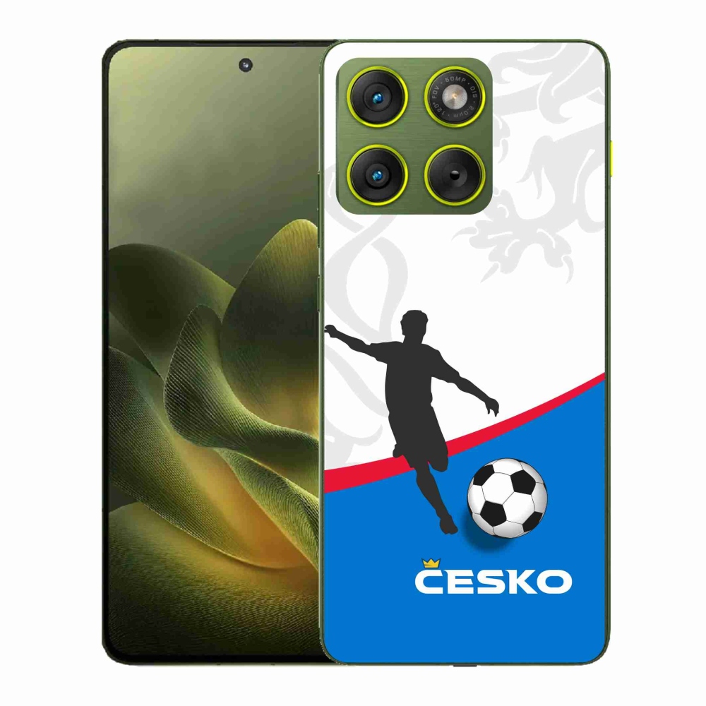 Gélový kryt mmCase na Motorola Edge 70 - futbal Česko 1