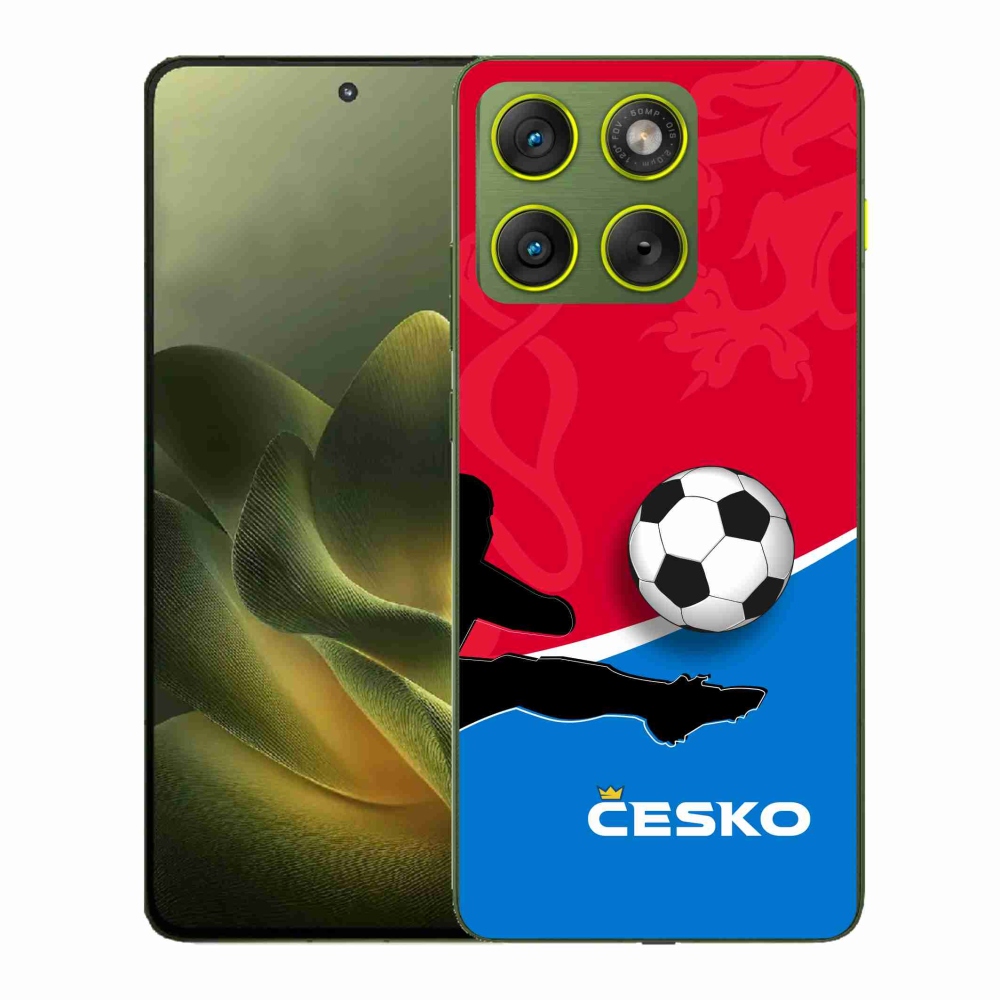 Gélový kryt mmCase na Motorola Edge 70 - futbal Česko 2