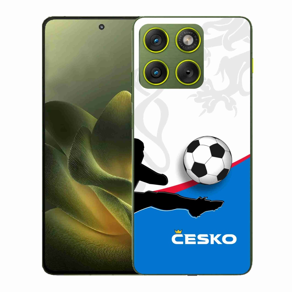 Gélový kryt mmCase na Motorola Edge 70 - futbal Česko 3