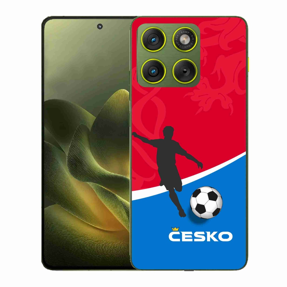 Gélový kryt mmCase na Motorola Edge 70 - futbal Česko