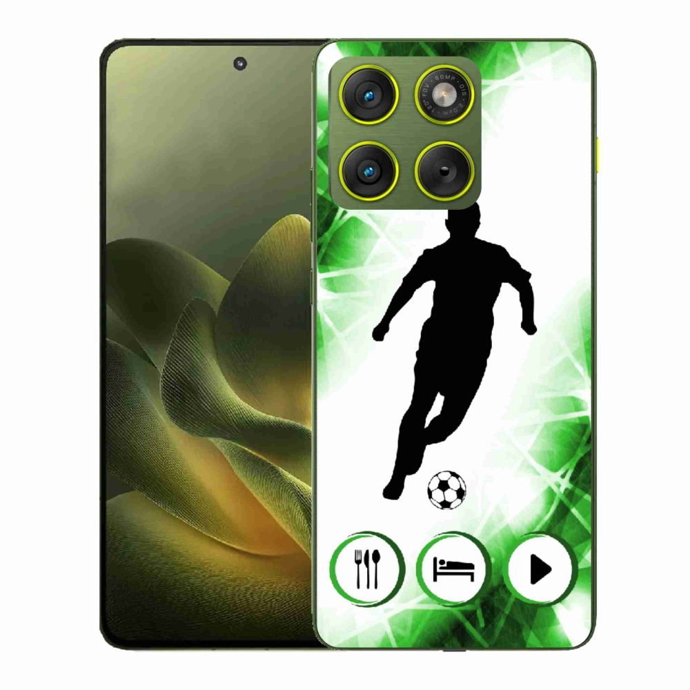 Gélový kryt mmCase na Motorola Edge 70 - futbalista