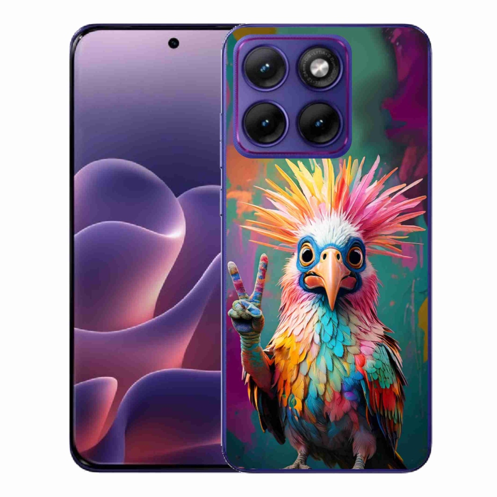 Gélový kryt mmCase na Motorola Edge 70 Fusion - farebný rebel