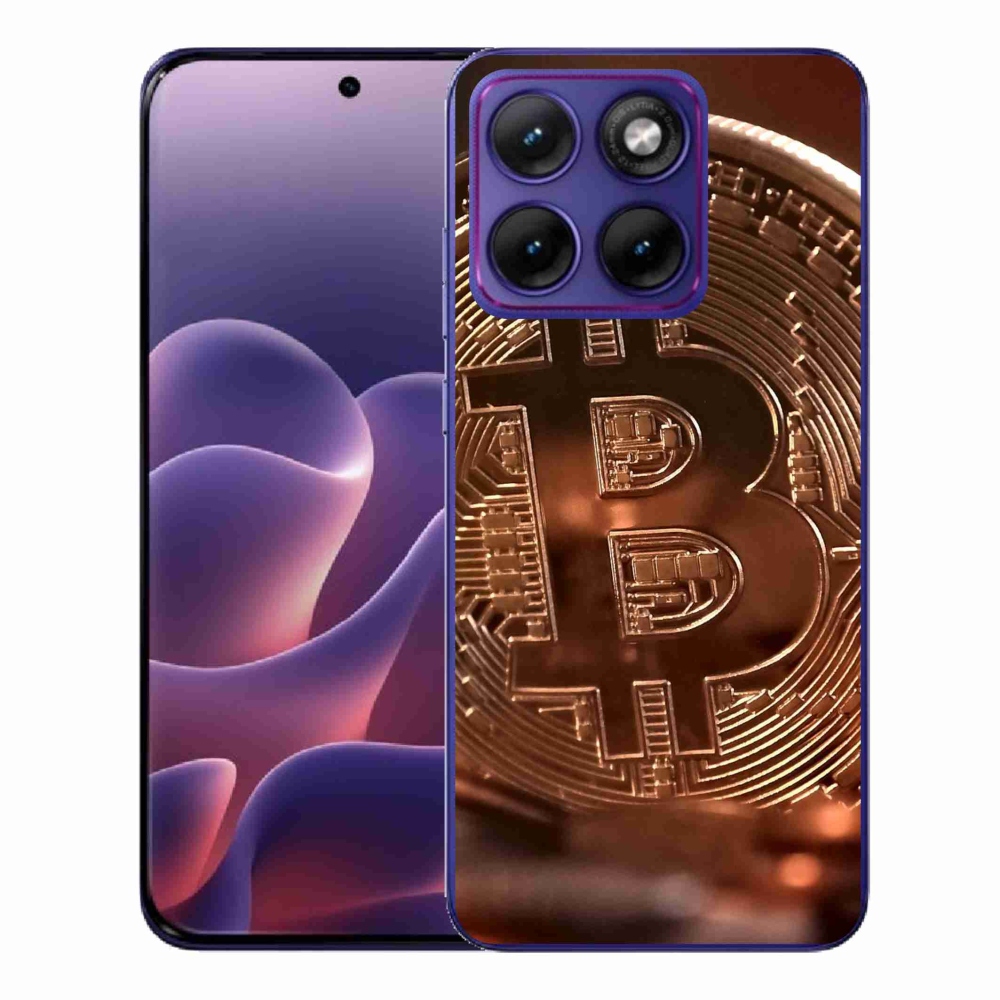 Gélový kryt mmCase na Motorola Edge 70 Fusion - bitcoin