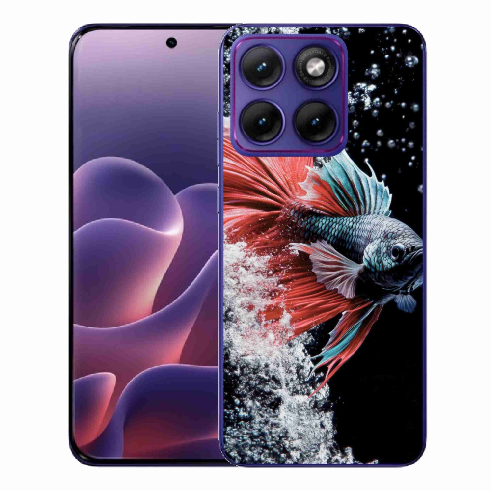 Gélový kryt mmCase na Motorola Edge 70 Fusion - bojovníčka pestrá