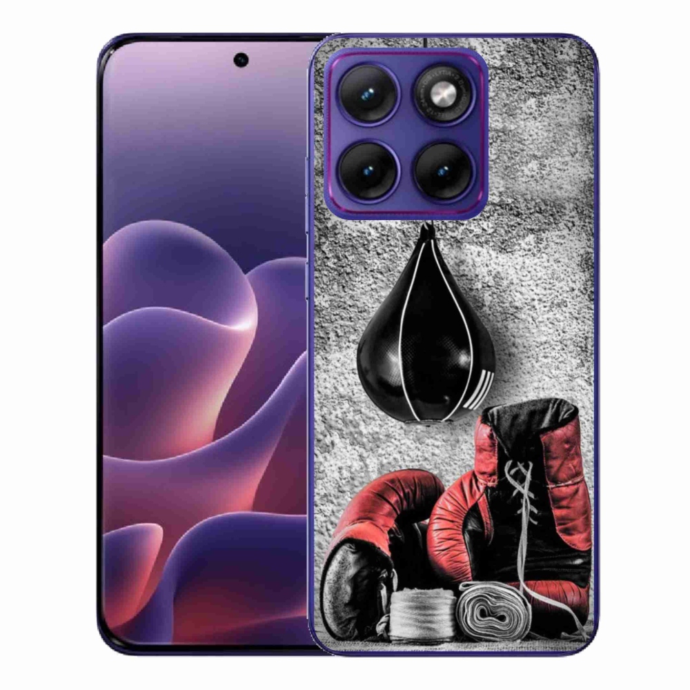 Gélový kryt mmCase na Motorola Edge 70 Fusion - boxovacie vrece a rukavice
