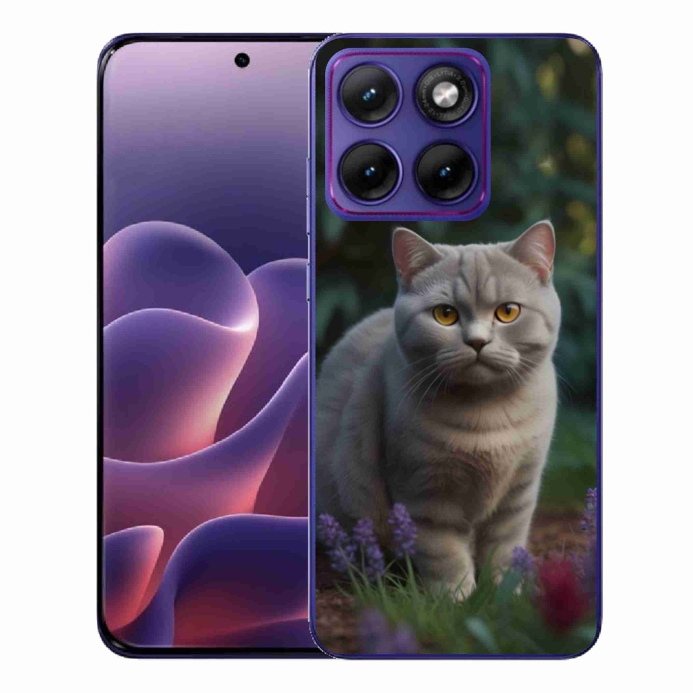 Gélový kryt mmCase na Motorola Edge 70 Fusion - britská mačka
