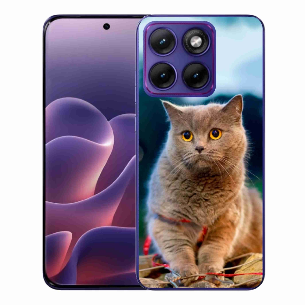 Gélový kryt mmCase na Motorola Edge 70 Fusion - britská modrá 2