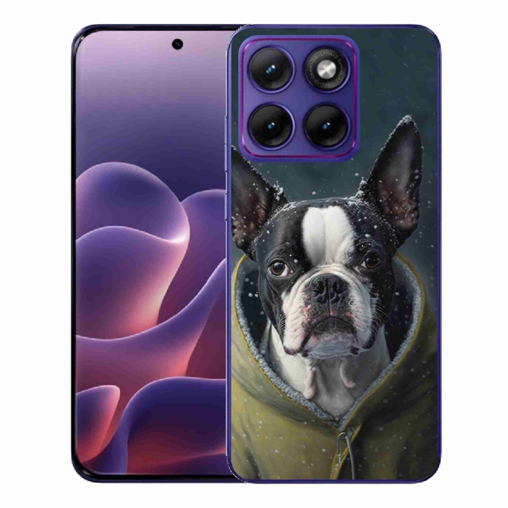 Gélový kryt mmCase na Motorola Edge 70 Fusion - buldoček