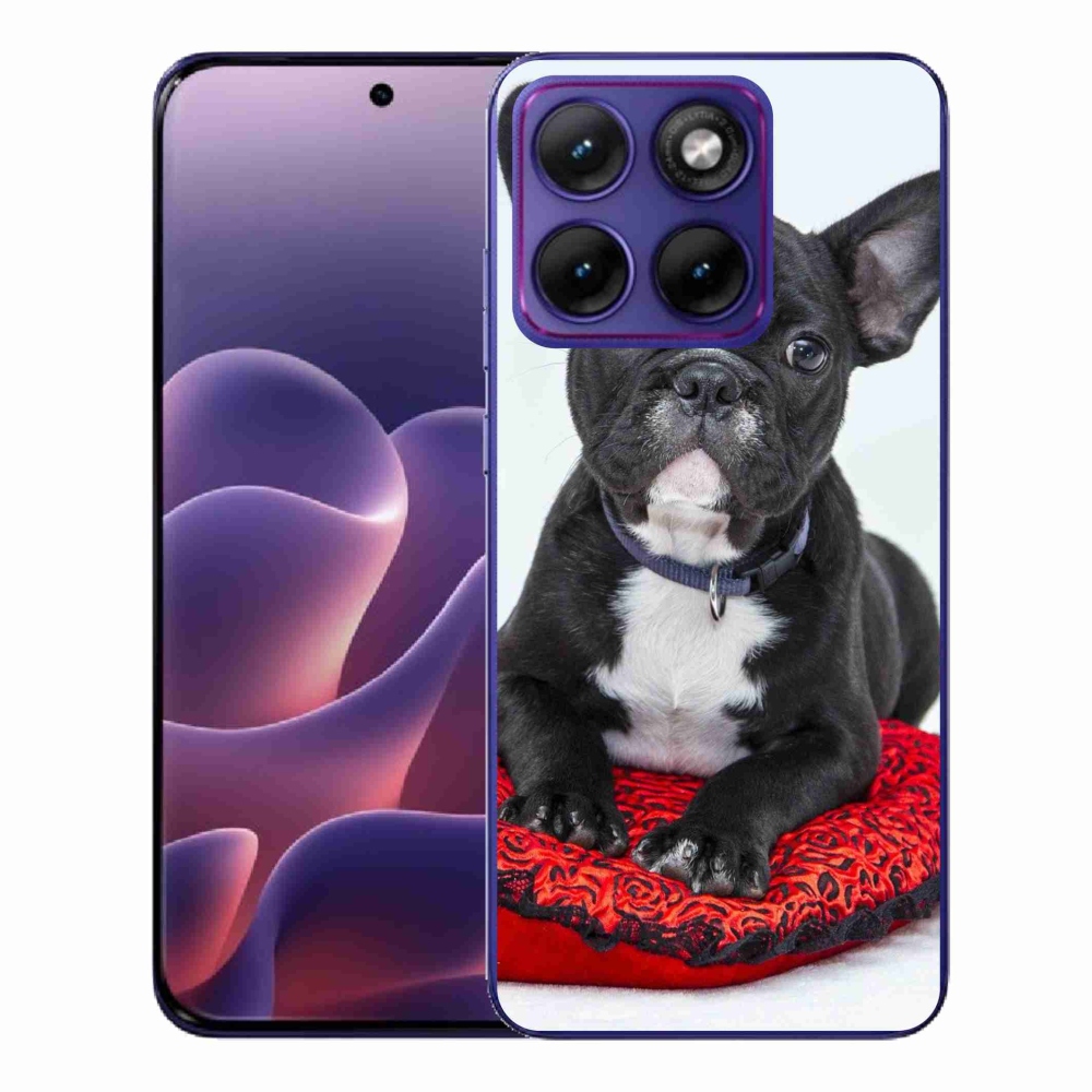 Gélový kryt mmCase na Motorola Edge 70 Fusion - buldog