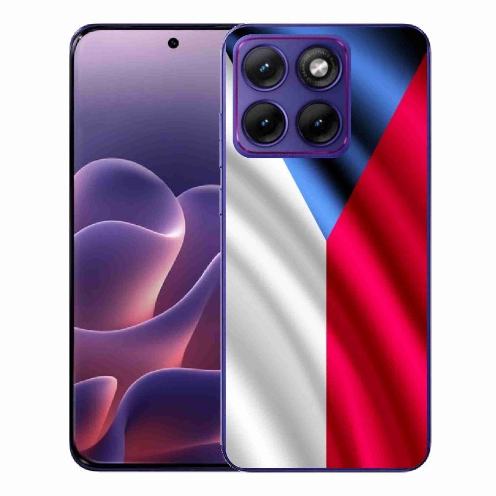 Gélový kryt mmCase na Motorola Edge 70 Fusion - česká vlajka