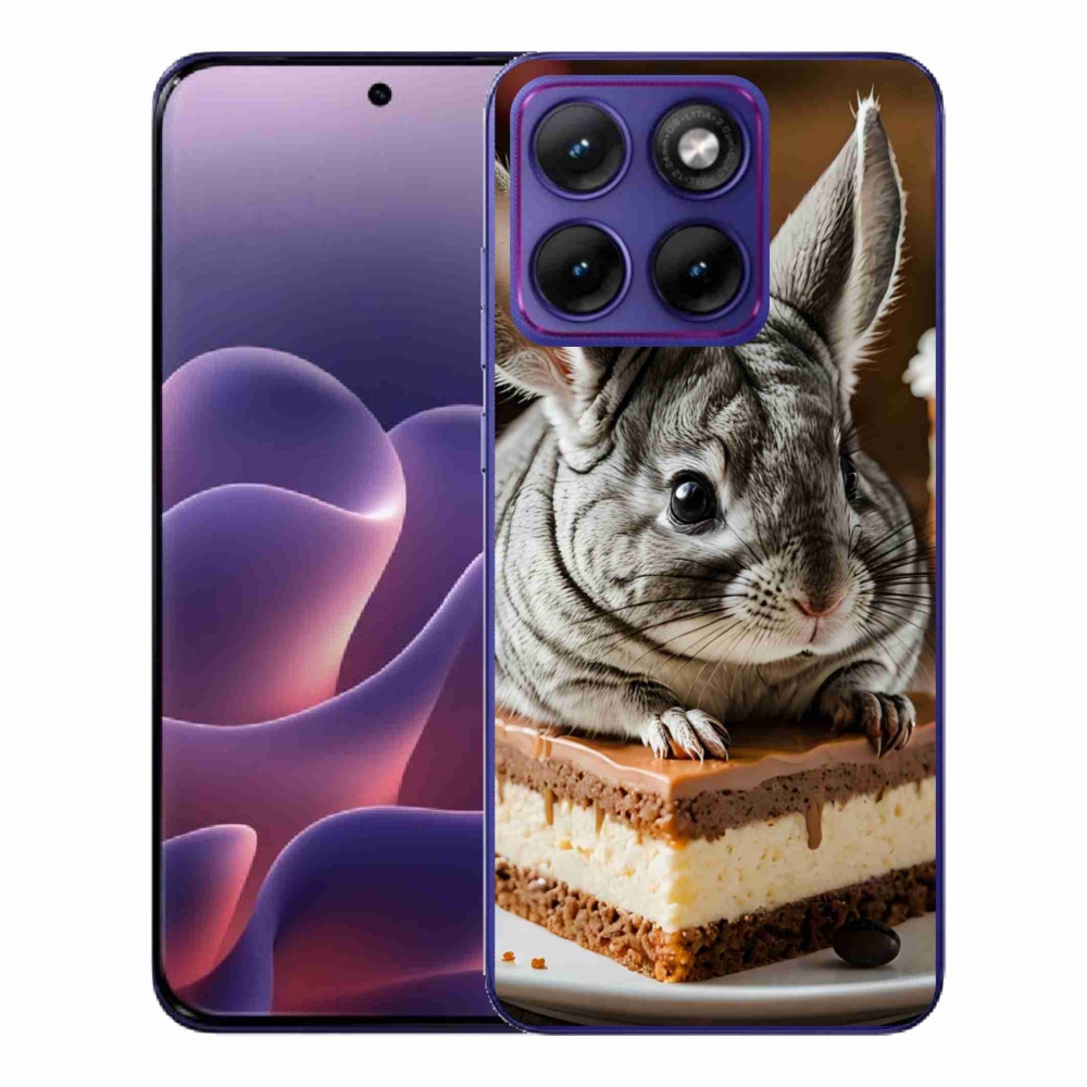 Gélový kryt mmCase na Motorola Edge 70 Fusion - činčila