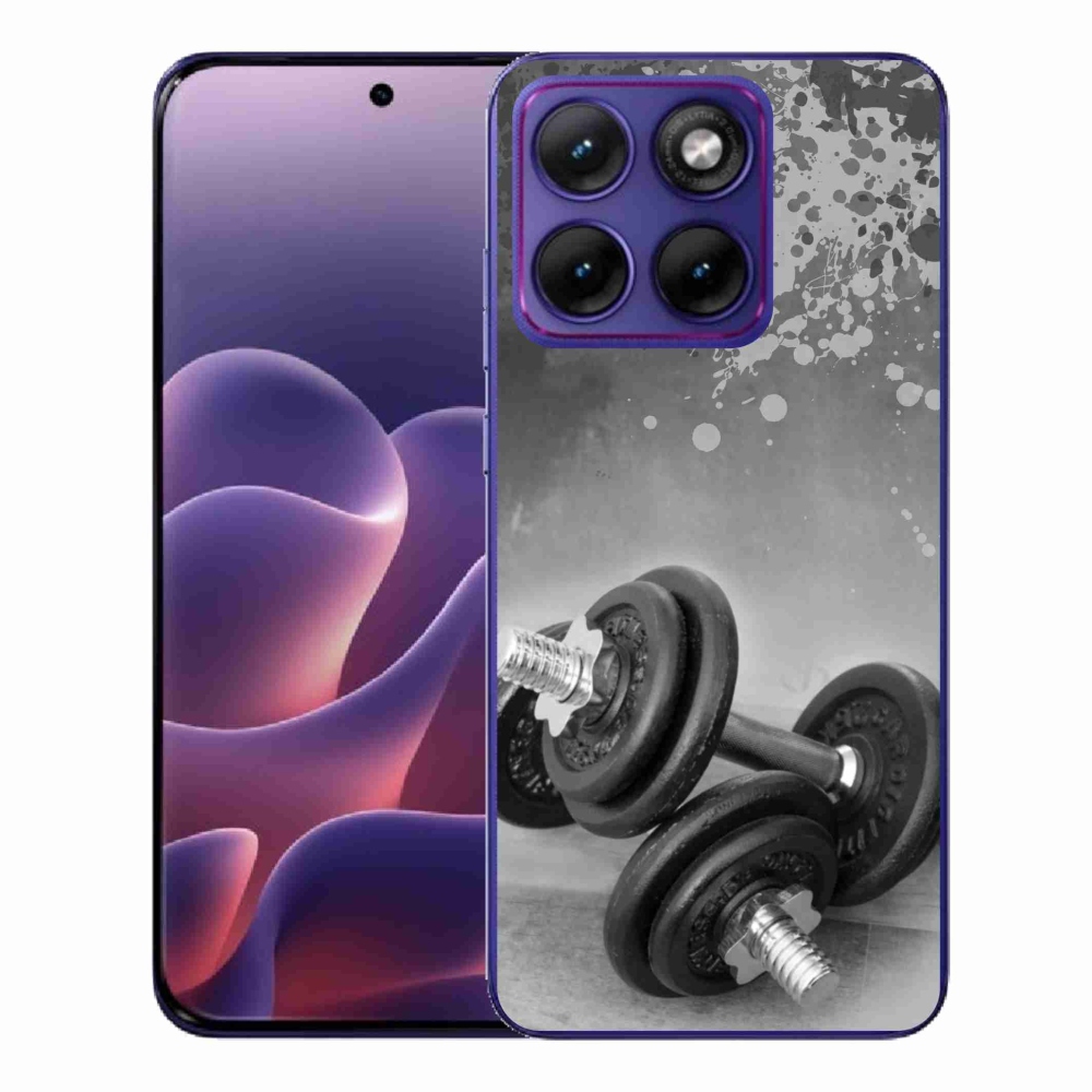 Gélový kryt mmCase na Motorola Edge 70 Fusion - činky 1
