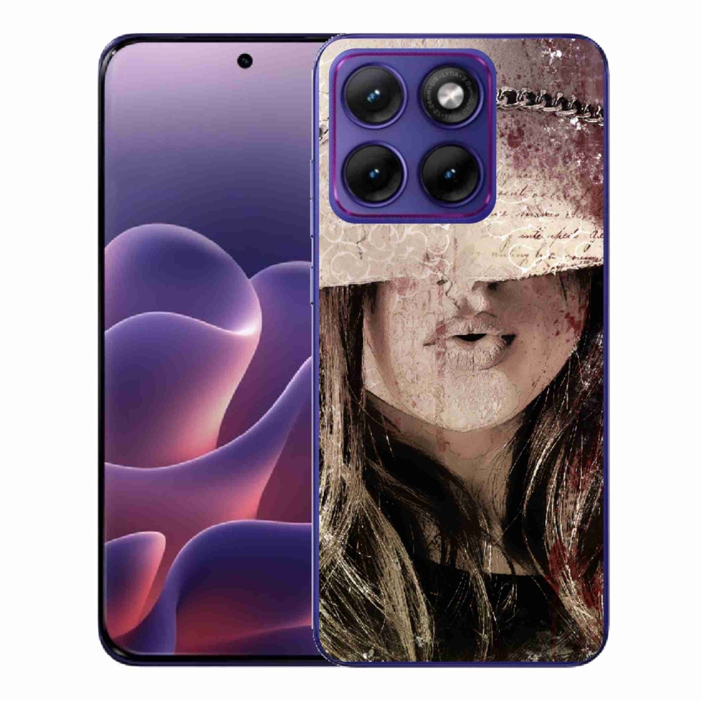 Gélový kryt mmCase na Motorola Edge 70 Fusion - dievča