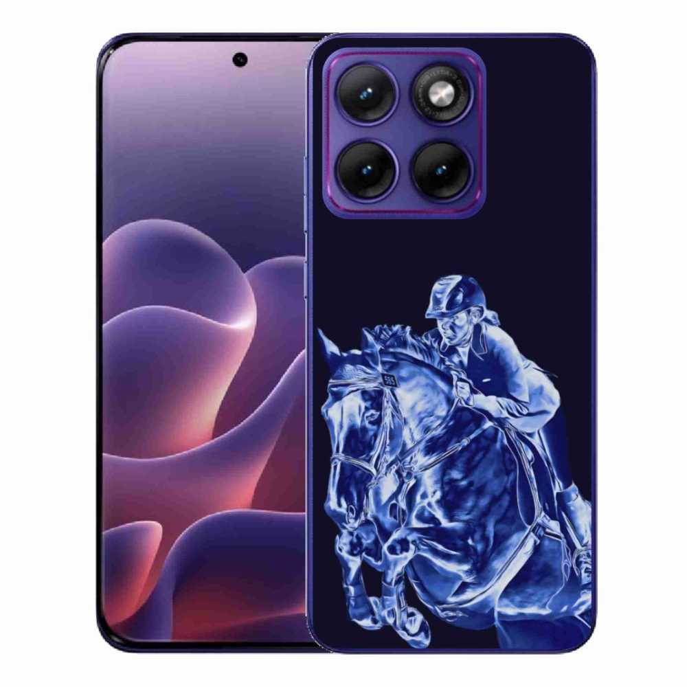 Gélový kryt mmCase na Motorola Edge 70 Fusion - dostihový kôň