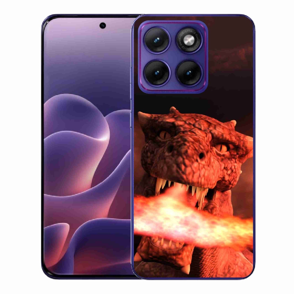 Gélový kryt mmCase na Motorola Edge 70 Fusion - drak