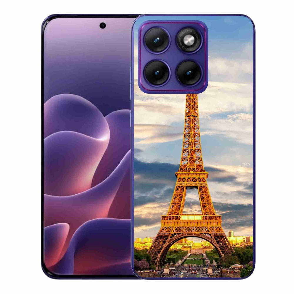 Gélový kryt mmCase na Motorola Edge 70 Fusion - eiffelova veža 3
