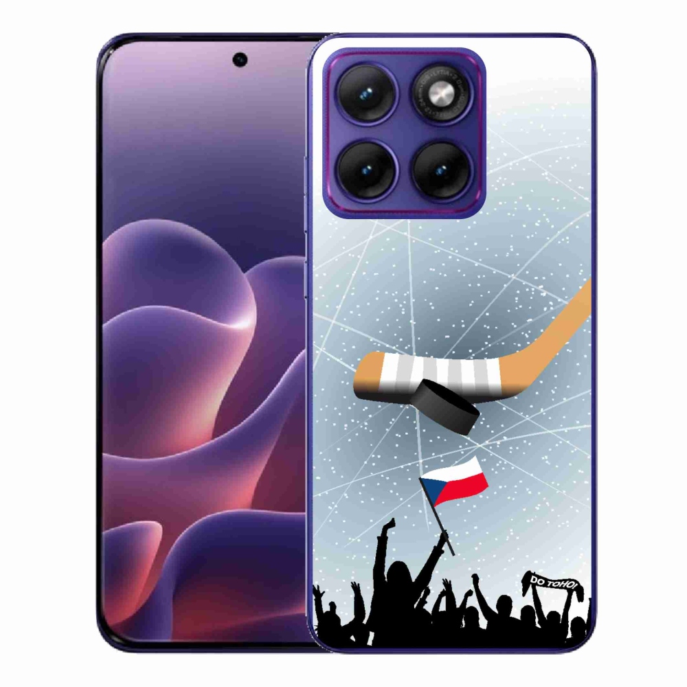 Gélový kryt mmCase na Motorola Edge 70 Fusion - fanúšikovia hokeja