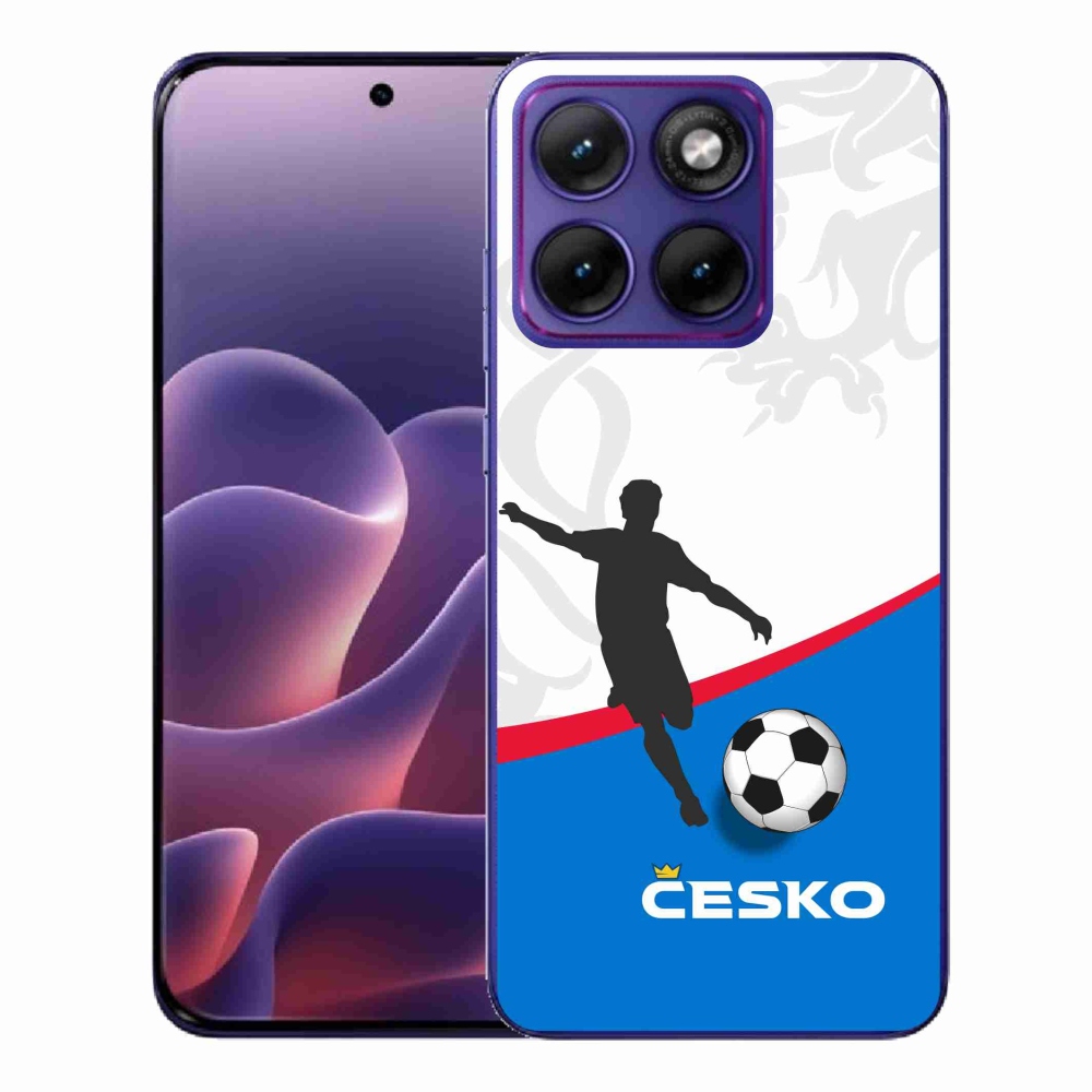 Gélový kryt mmCase na Motorola Edge 70 Fusion - futbal Česko 1
