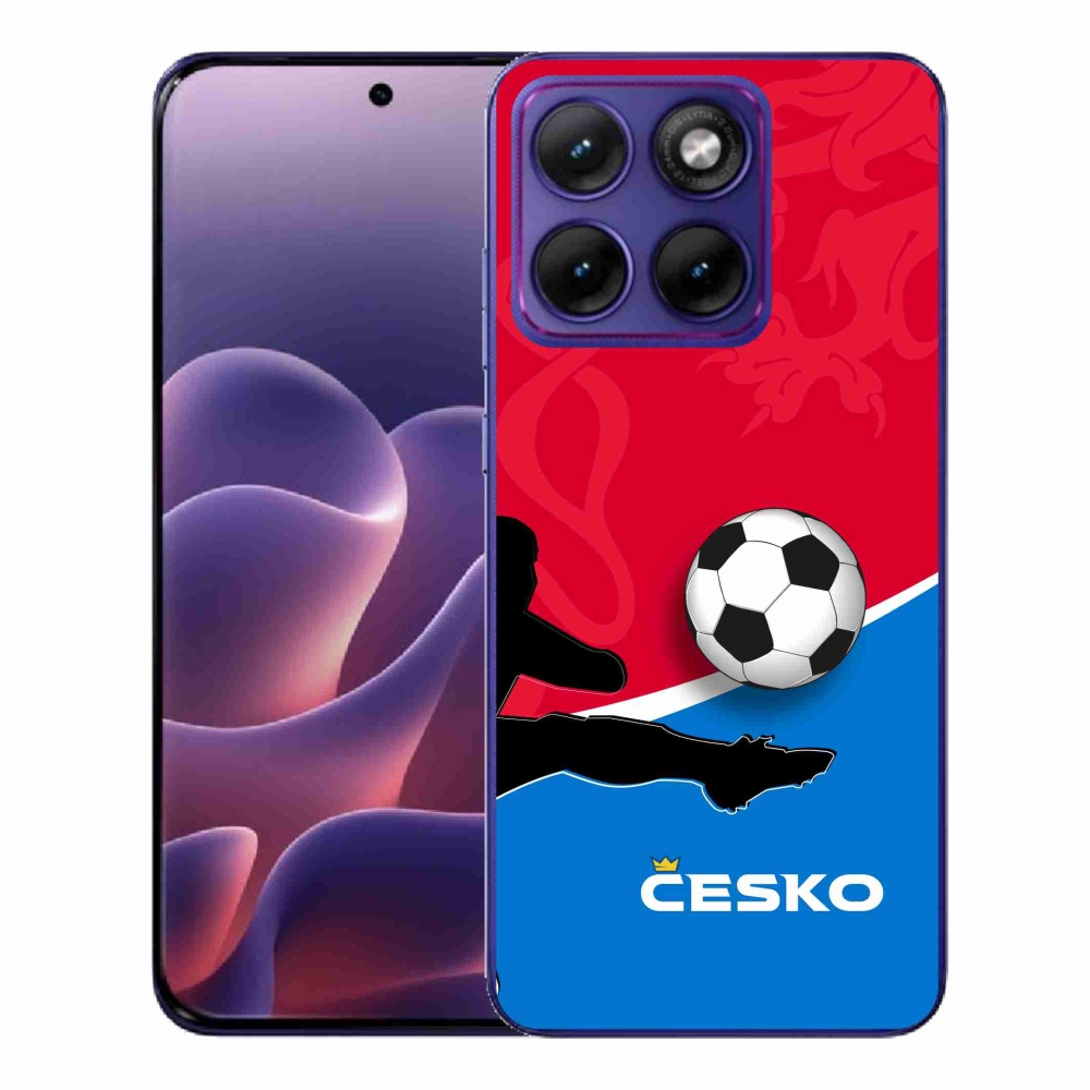 Gélový kryt mmCase na Motorola Edge 70 Fusion - futbal Česko 2