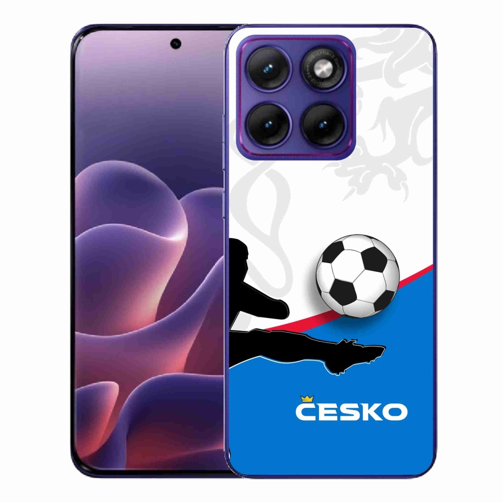 Gélový kryt mmCase na Motorola Edge 70 Fusion - futbal Česko 3