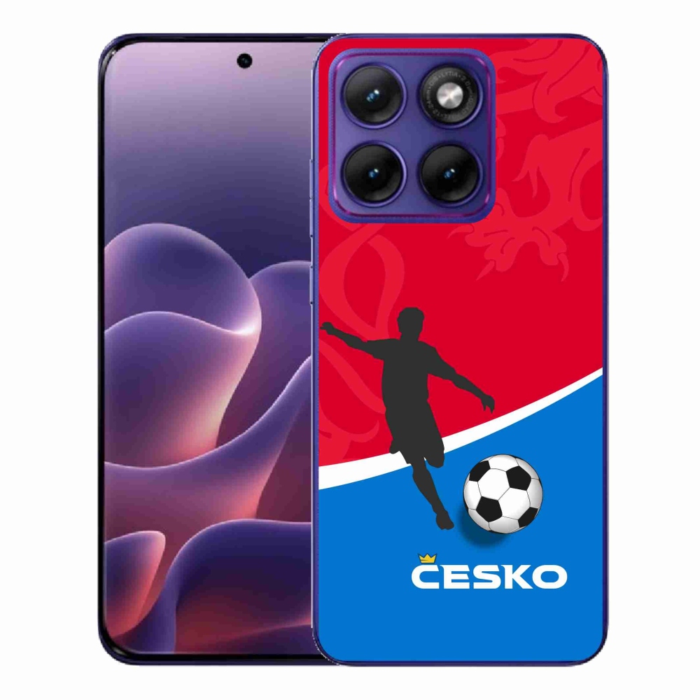 Gélový kryt mmCase na Motorola Edge 70 Fusion - futbal Česko