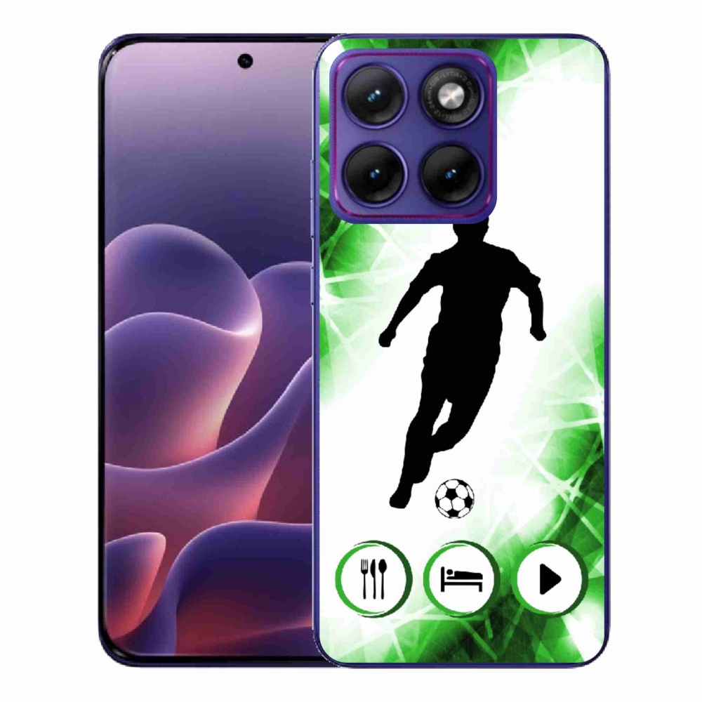 Gélový kryt mmCase na Motorola Edge 70 Fusion - futbalista