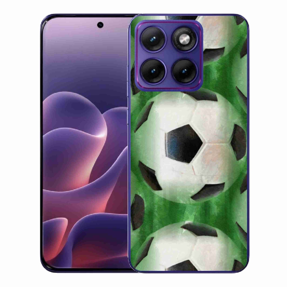 Gélový kryt mmCase na Motorola Edge 70 Fusion - futbalová lopta