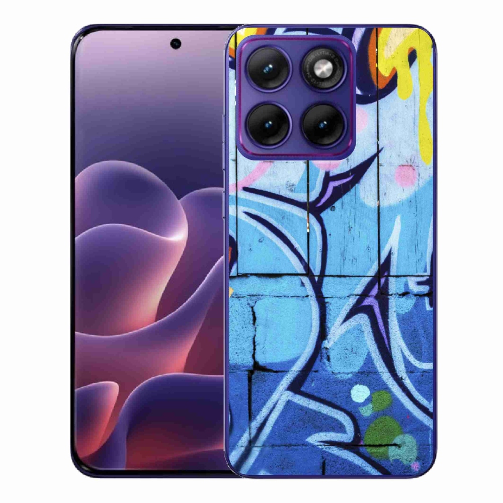 Gélový kryt mmCase na Motorola Edge 70 Fusion - graffiti