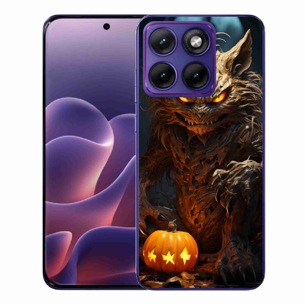 Gélový kryt mmCase na Motorola Edge 70 Fusion - halloweenska príšera