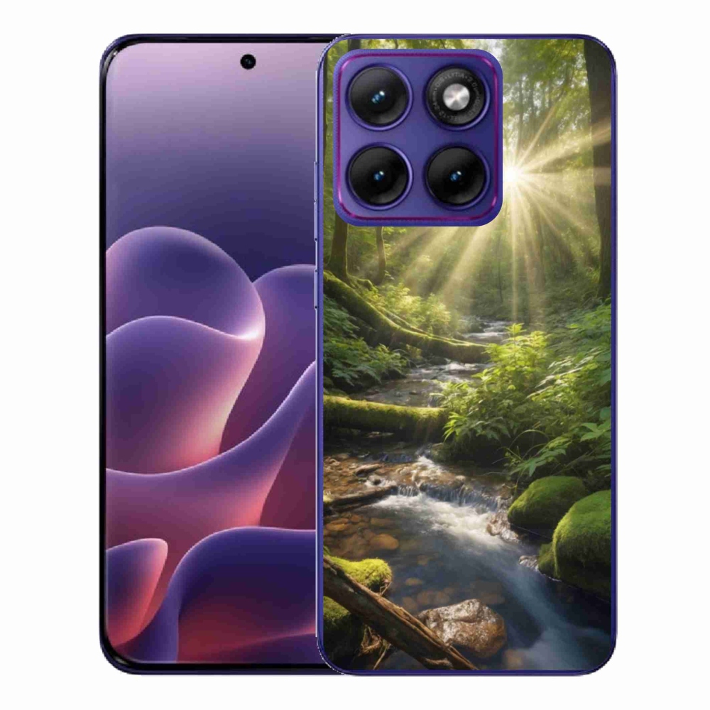 Gélový kryt mmCase na Motorola Edge 70 Fusion - hlbina lesa