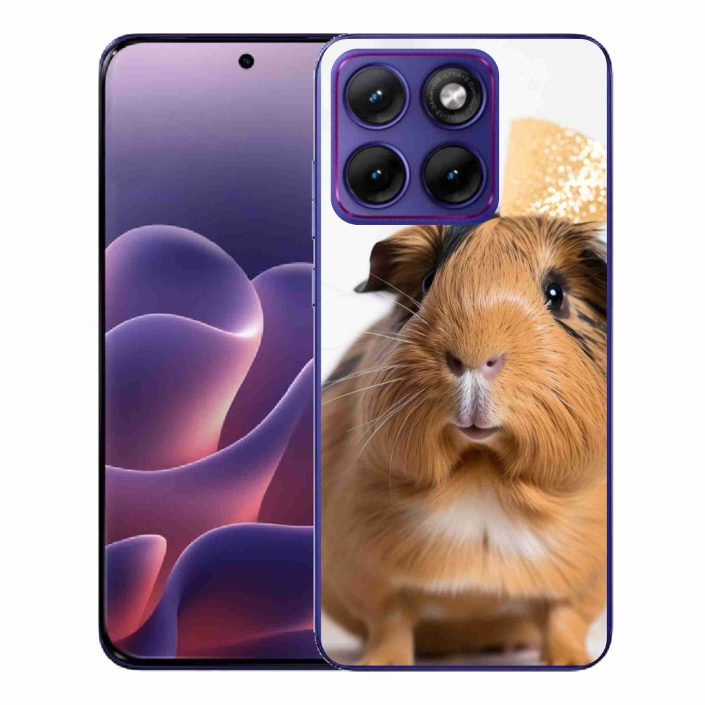 Gélový kryt mmCase na Motorola Edge 70 Fusion - hnedé morča