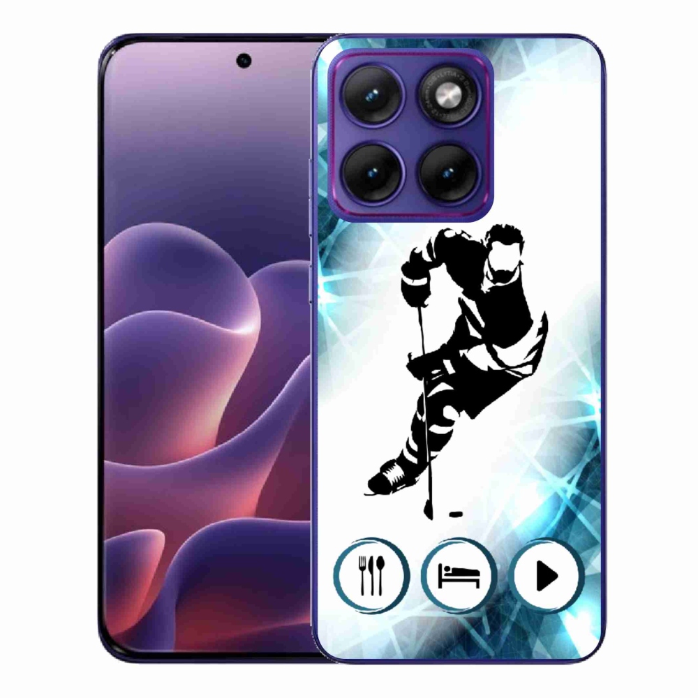Gélový kryt mmCase na Motorola Edge 70 Fusion - hokej 1