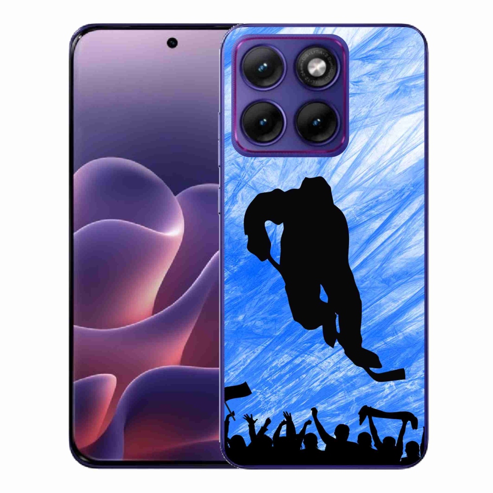 Gélový kryt mmCase na Motorola Edge 70 Fusion - hokejový hráč