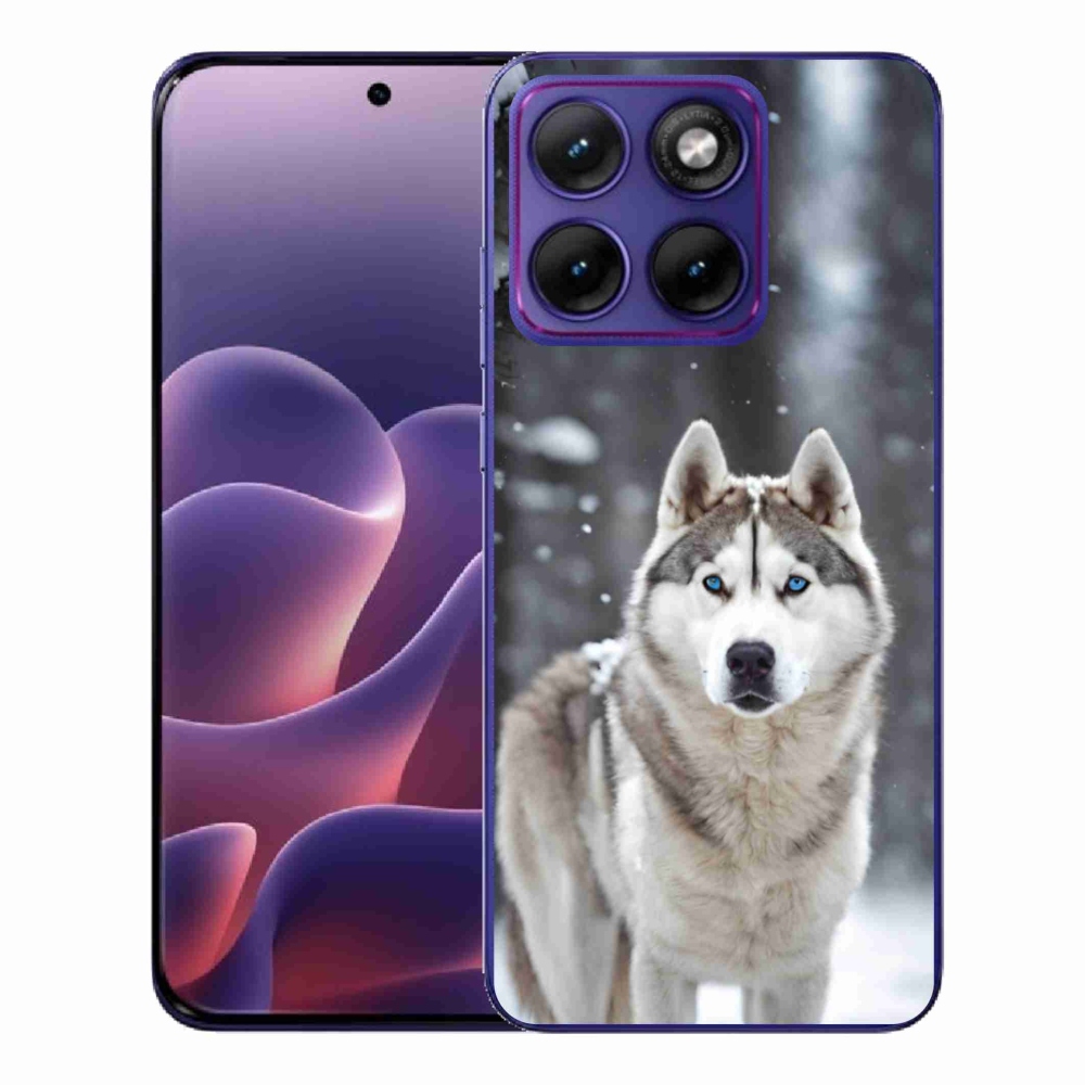 Gélový kryt mmCase na Motorola Edge 70 Fusion - husky 2