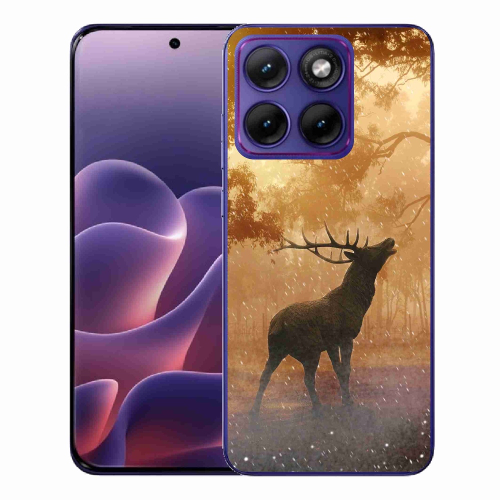 Gélový kryt mmCase na Motorola Edge 70 Fusion - jeleň v ruji