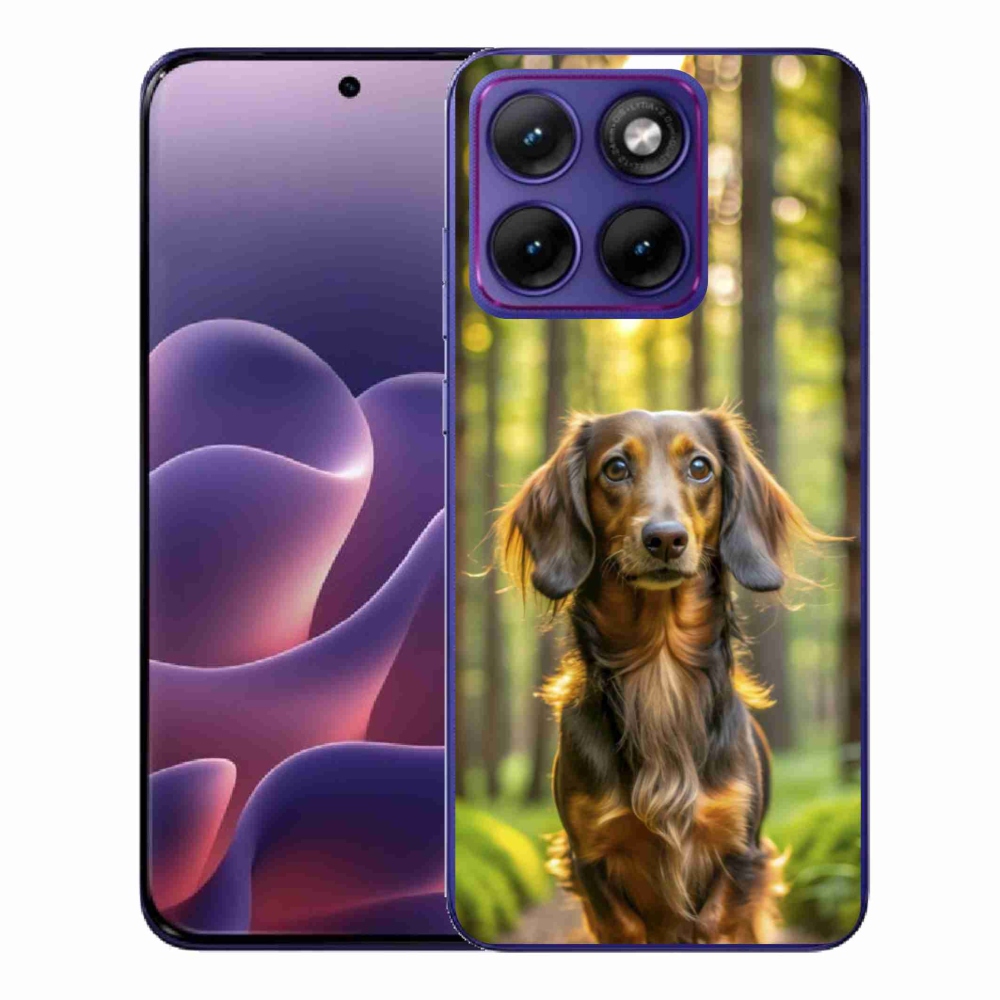 Gélový kryt mmCase na Motorola Edge 70 Fusion - jazvečík 4