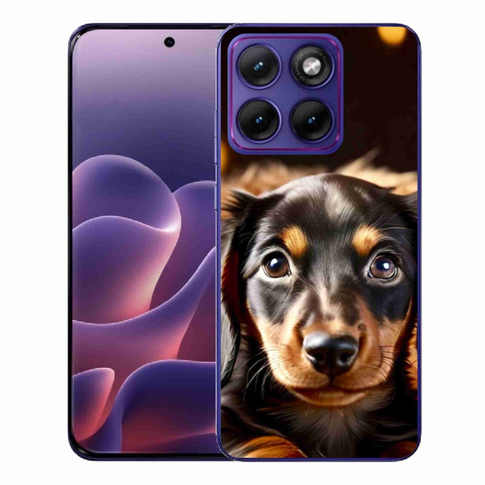 Gélový kryt mmCase na Motorola Edge 70 Fusion - jazvečík