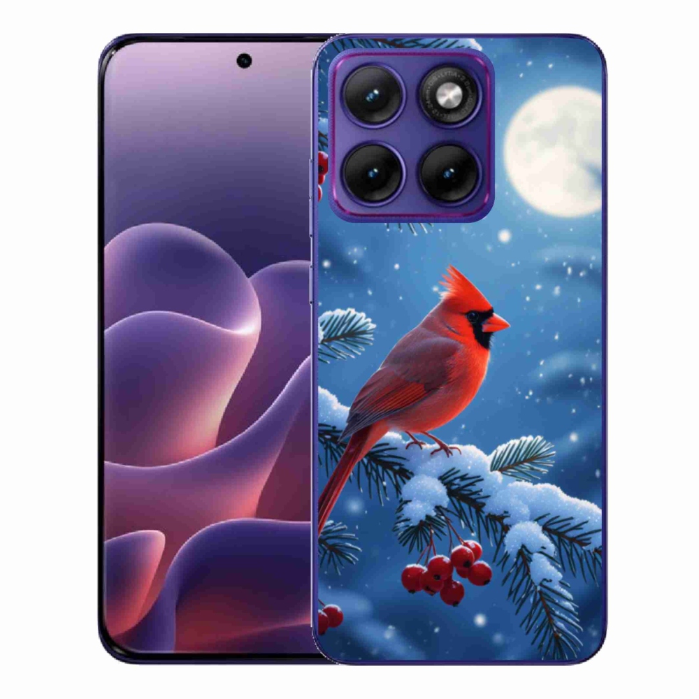 Gélový kryt mmCase na Motorola Edge 70 Fusion - kardinál červený
