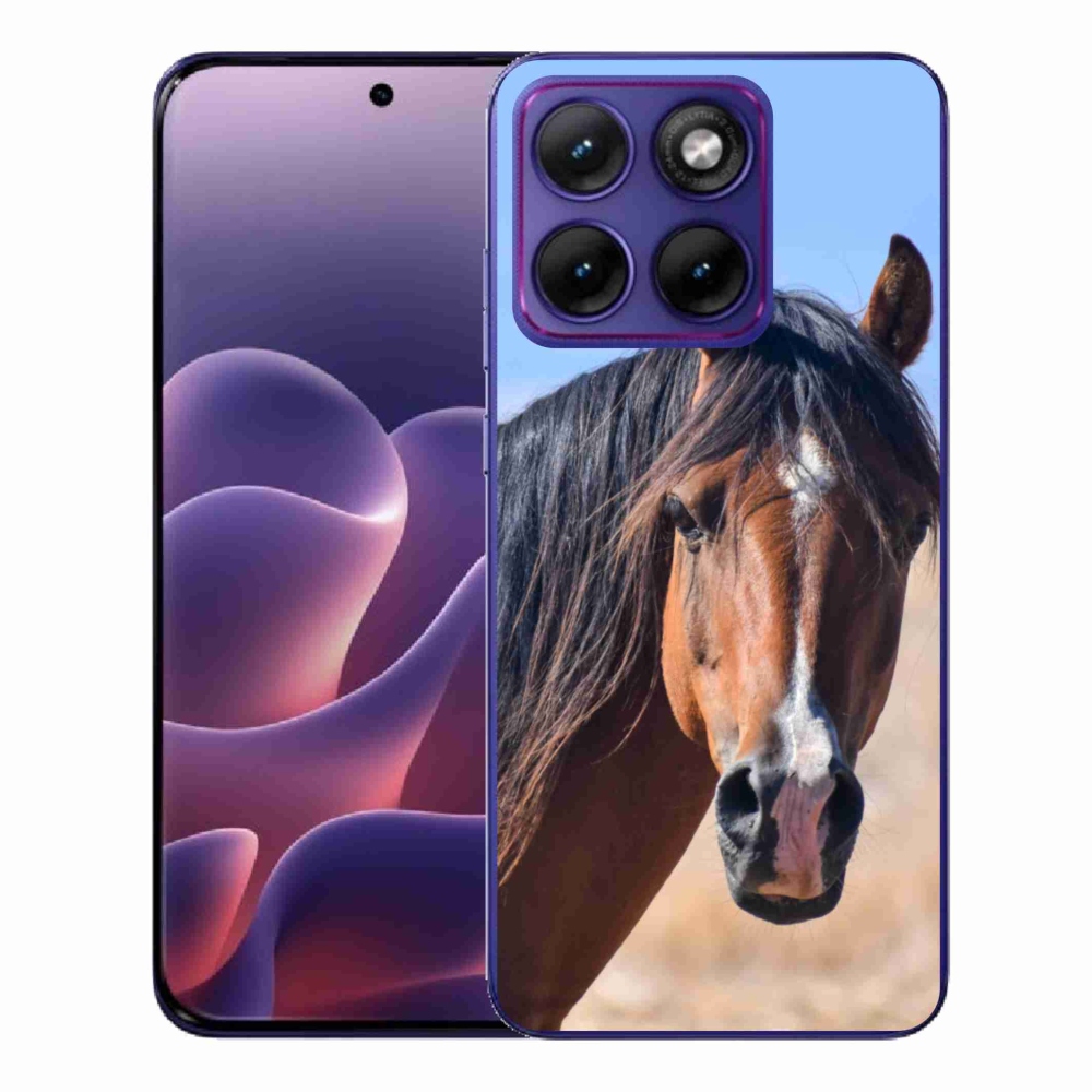 Gélový kryt mmCase na Motorola Edge 70 Fusion - pokojný kôň
