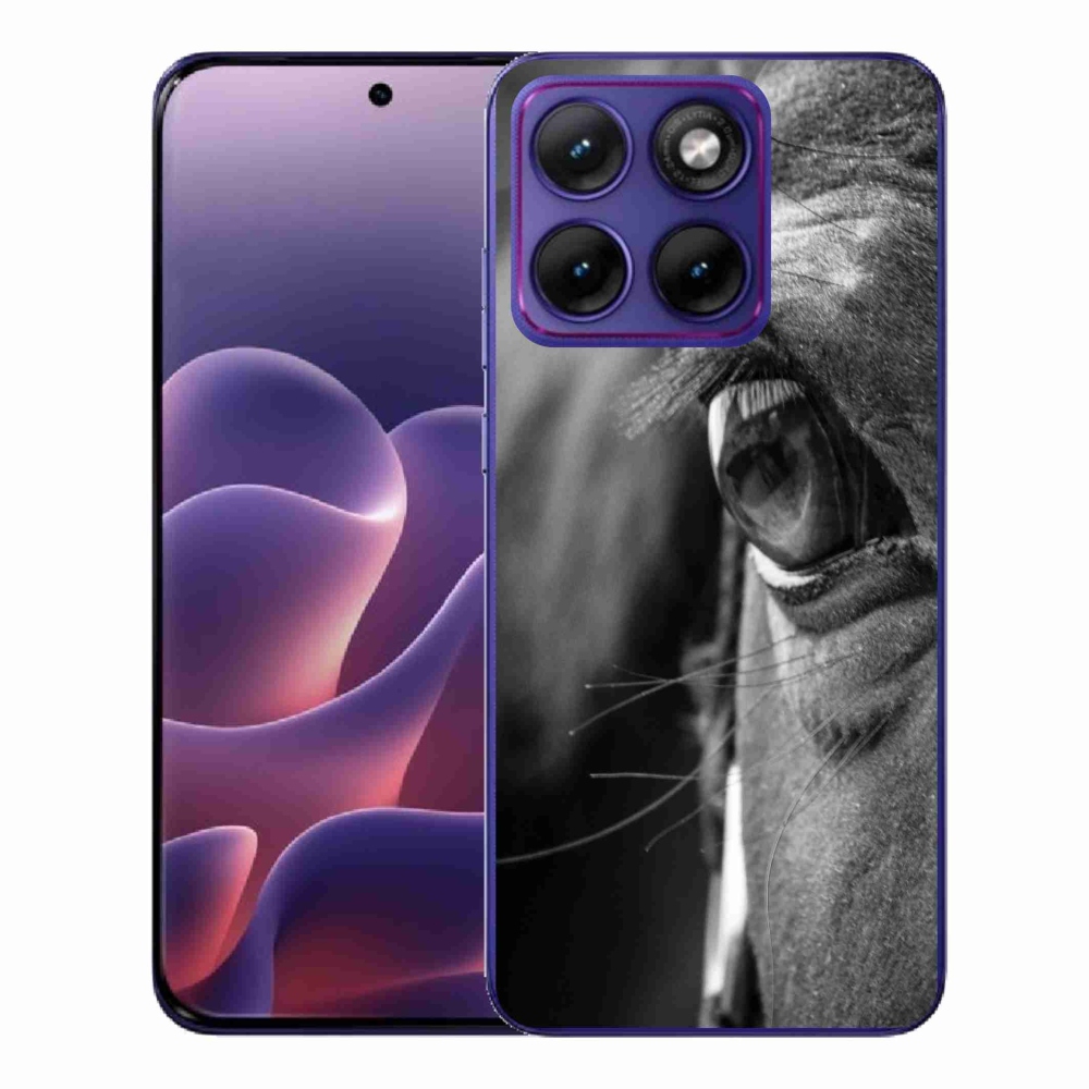 Gélový kryt mmCase na Motorola Edge 70 Fusion - konský pohľad