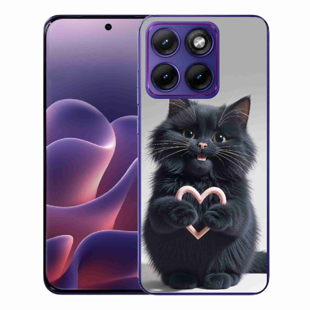 Gélový kryt mmCase na Motorola Edge 70 Fusion - mačacia láska 3