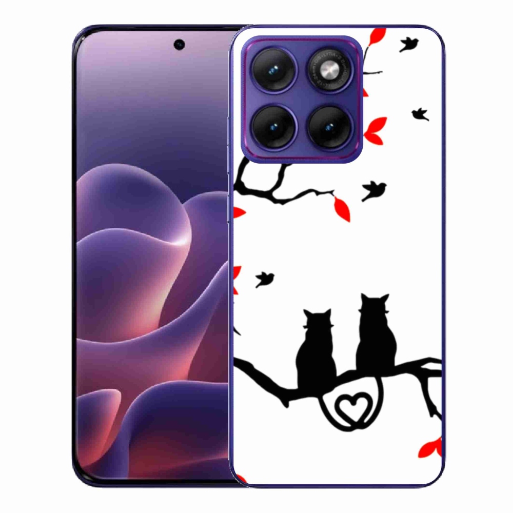 Gélový kryt mmCase na Motorola Edge 70 Fusion - mačacia láska