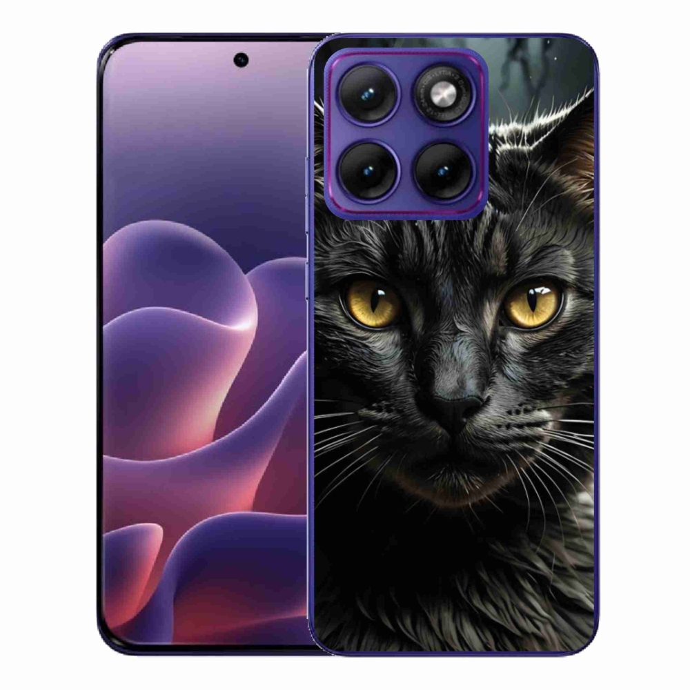 Gélový kryt mmCase na Motorola Edge 70 Fusion - mačacie pohľad 3