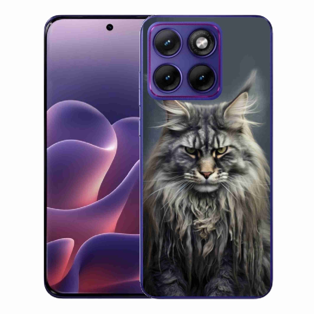 Gélový kryt mmCase na Motorola Edge 70 Fusion - mačacie pohľad 4