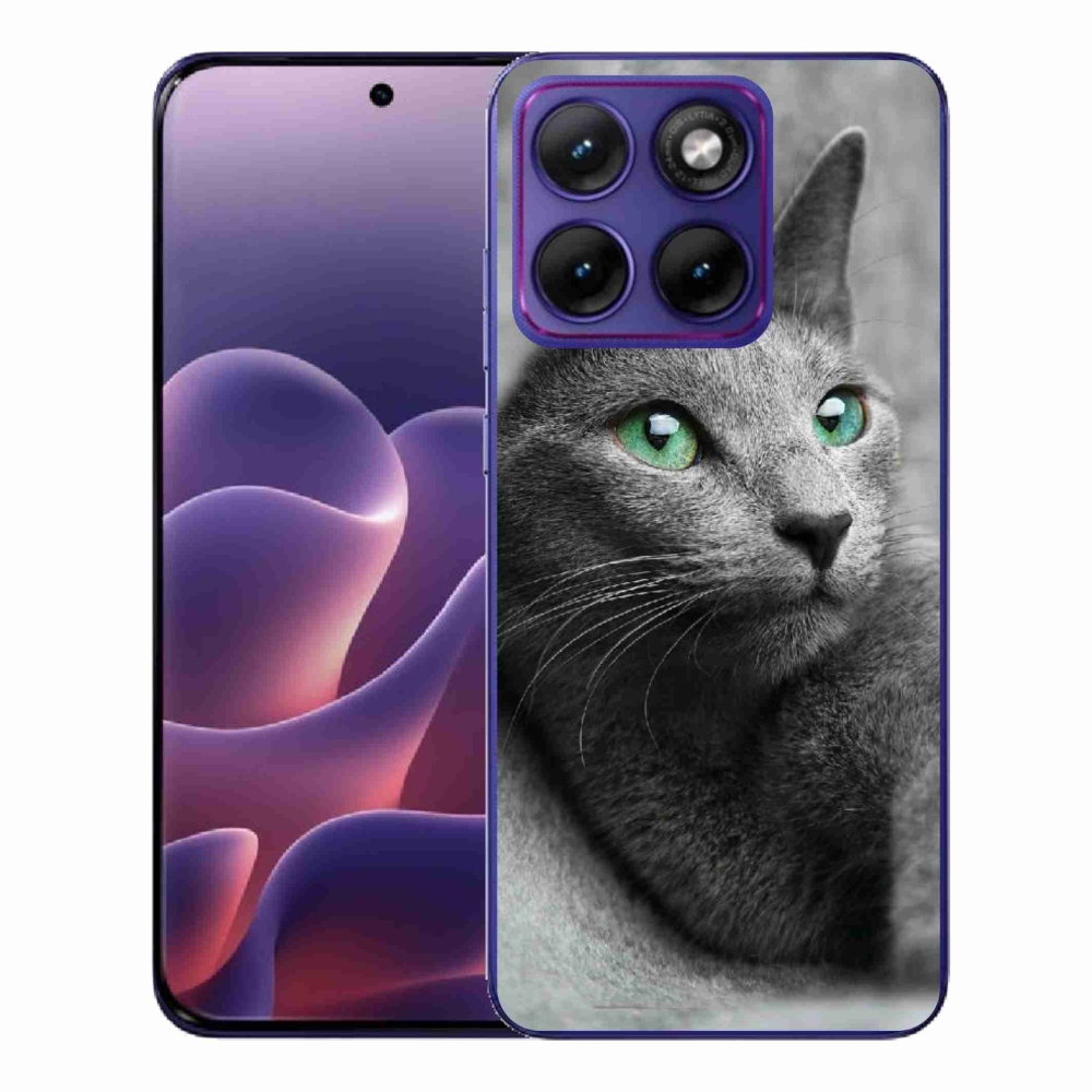Gélový kryt mmCase na Motorola Edge 70 Fusion - mačka 2