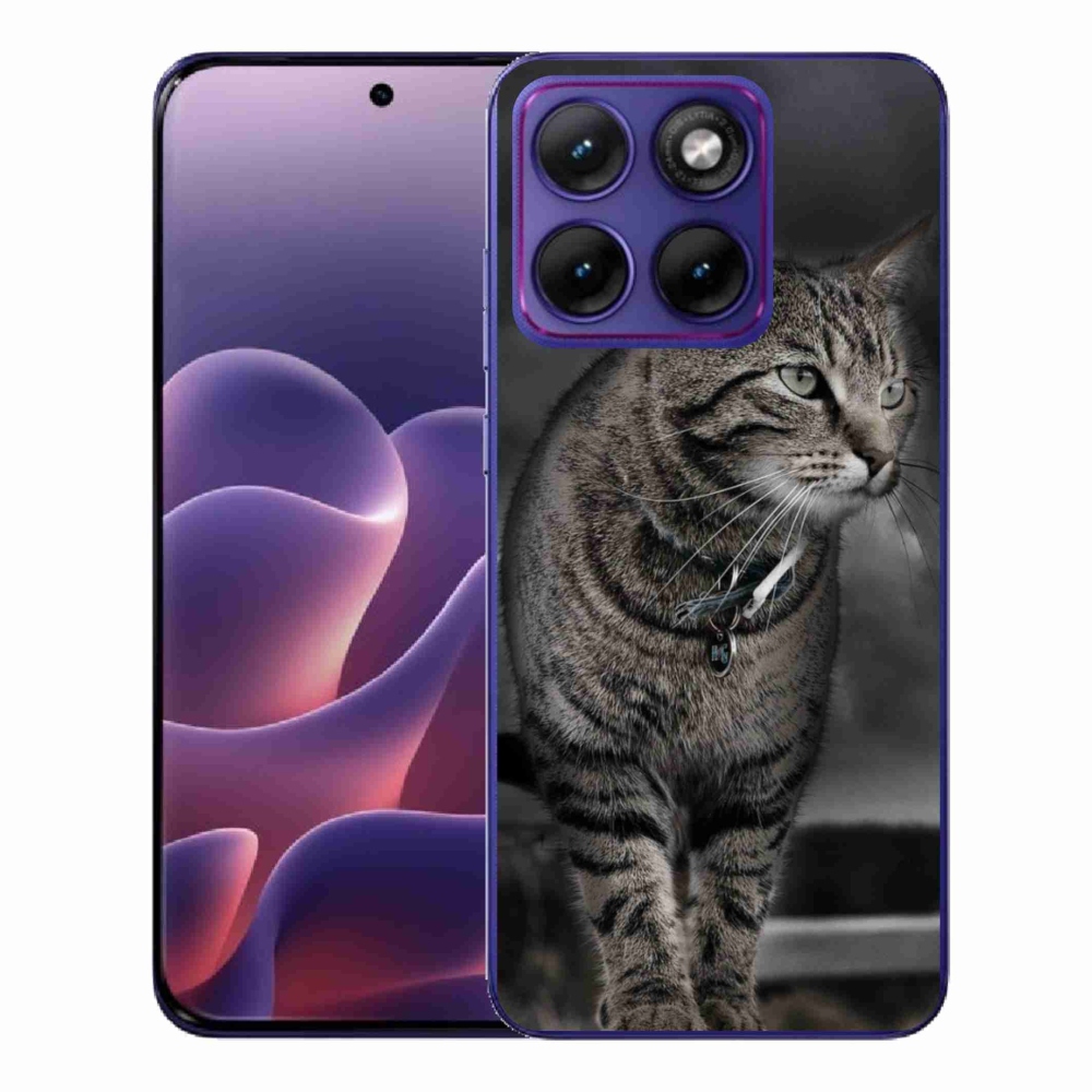 Gélový kryt mmCase na Motorola Edge 70 Fusion - mačka