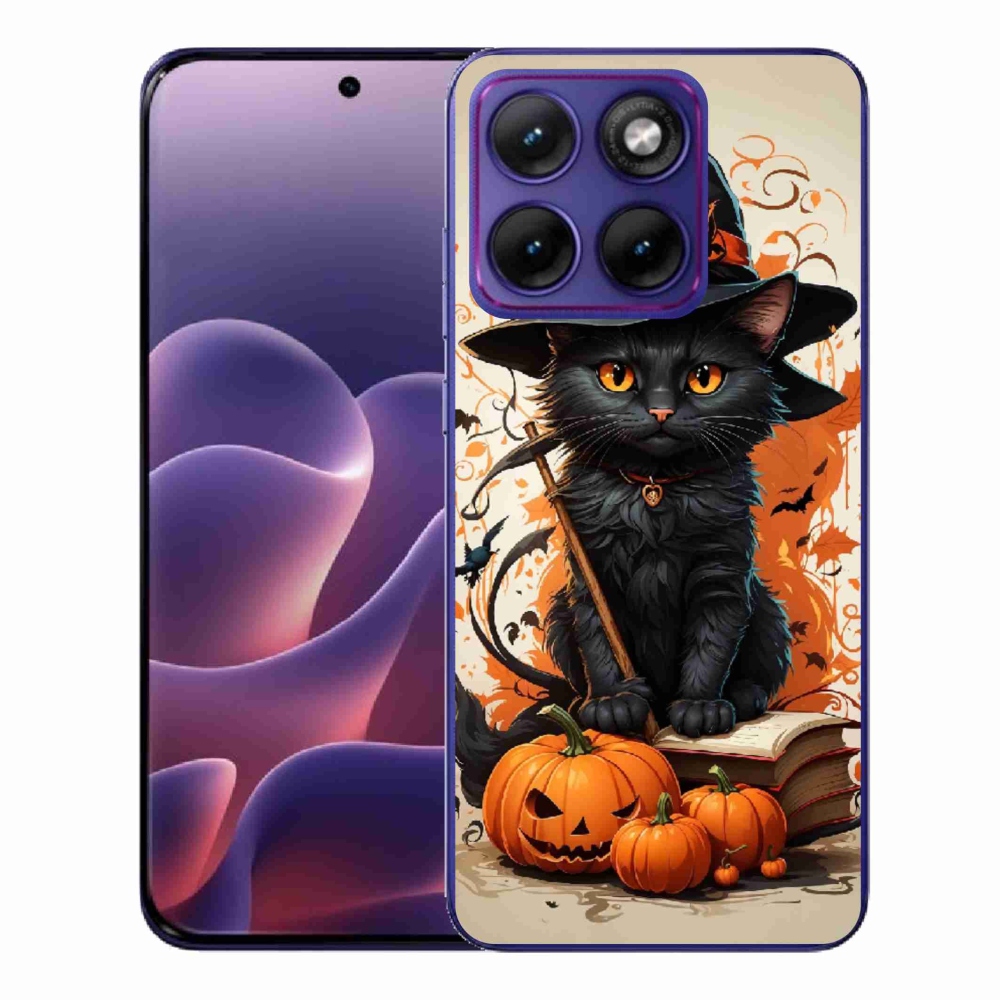 Gélový kryt mmCase na Motorola Edge 70 Fusion - kocúr čarodejník